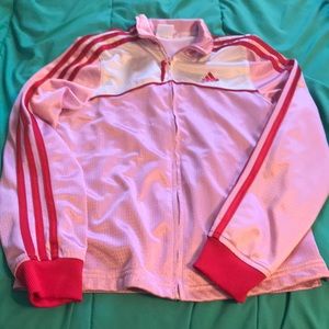 Adidas girls’ warmup jacket size L